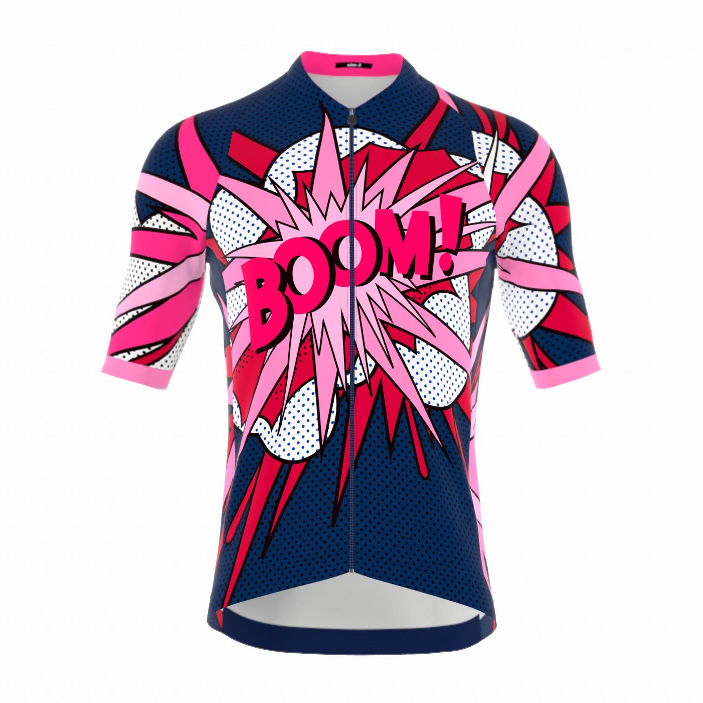 Short Sleeve Jersey Mens Boom Magenta