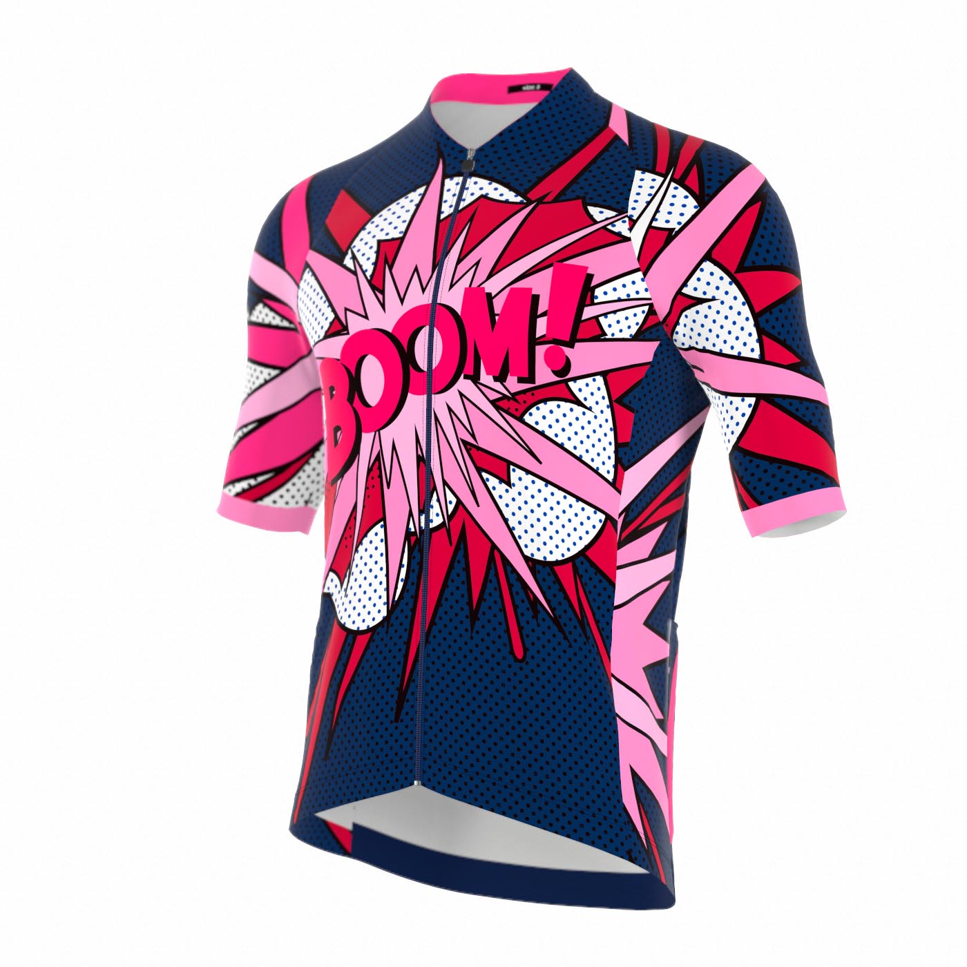 Short Sleeve Jersey Mens Boom Magenta